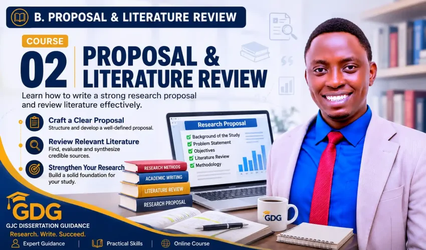 B. Proposal & Literature Review